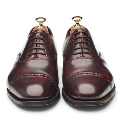 Burgundy Museum Leather Oxford UK 7.5 E