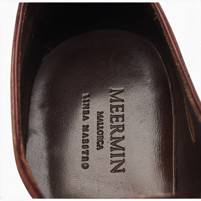 Burgundy Museum Leather Oxford UK 7.5 E