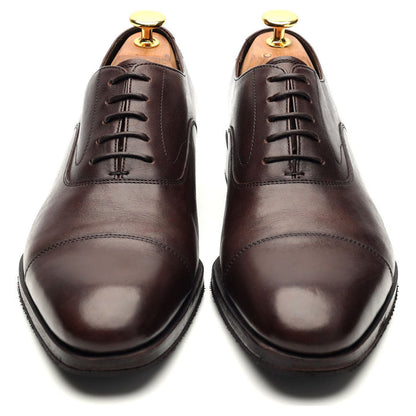 'C10' Dark Brown Leather Oxford UK 6