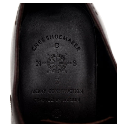 'C10' Dark Brown Leather Oxford UK 6