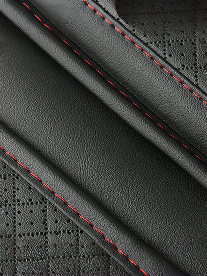Car Armrest Box Universal PU Leather Armrest Cushion With Pocket Elbow Support Armrest Storage Car Armrest Pad Anti Scratch Protective Pads