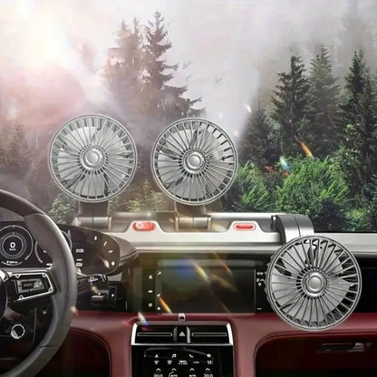 Car Fan, Adjustable Multi-Speed, Flexible Angle, Comfortable Breeze, Low Power, High Efficiency, With USB Interface, Button Control, USB Connection, Working Voltage ≤ 36V, Fan Head Can Be Adjusted At