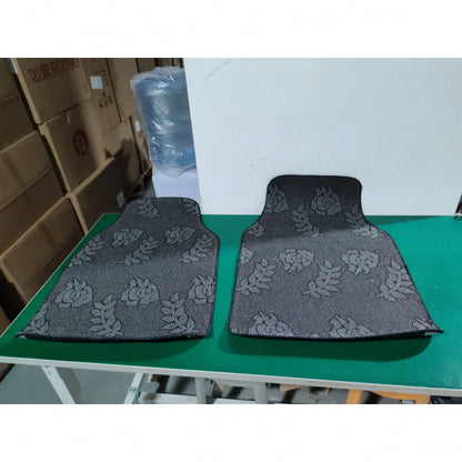 Car Floor Mats Set, Suitable For Most Car Models And SUVs, Trucks. Ladies' Exclusive 4pcs Printed Diamond Pattern (The Diamond Pattern And The Anti-Slip Footpad Pattern Are Both Printed Effects)