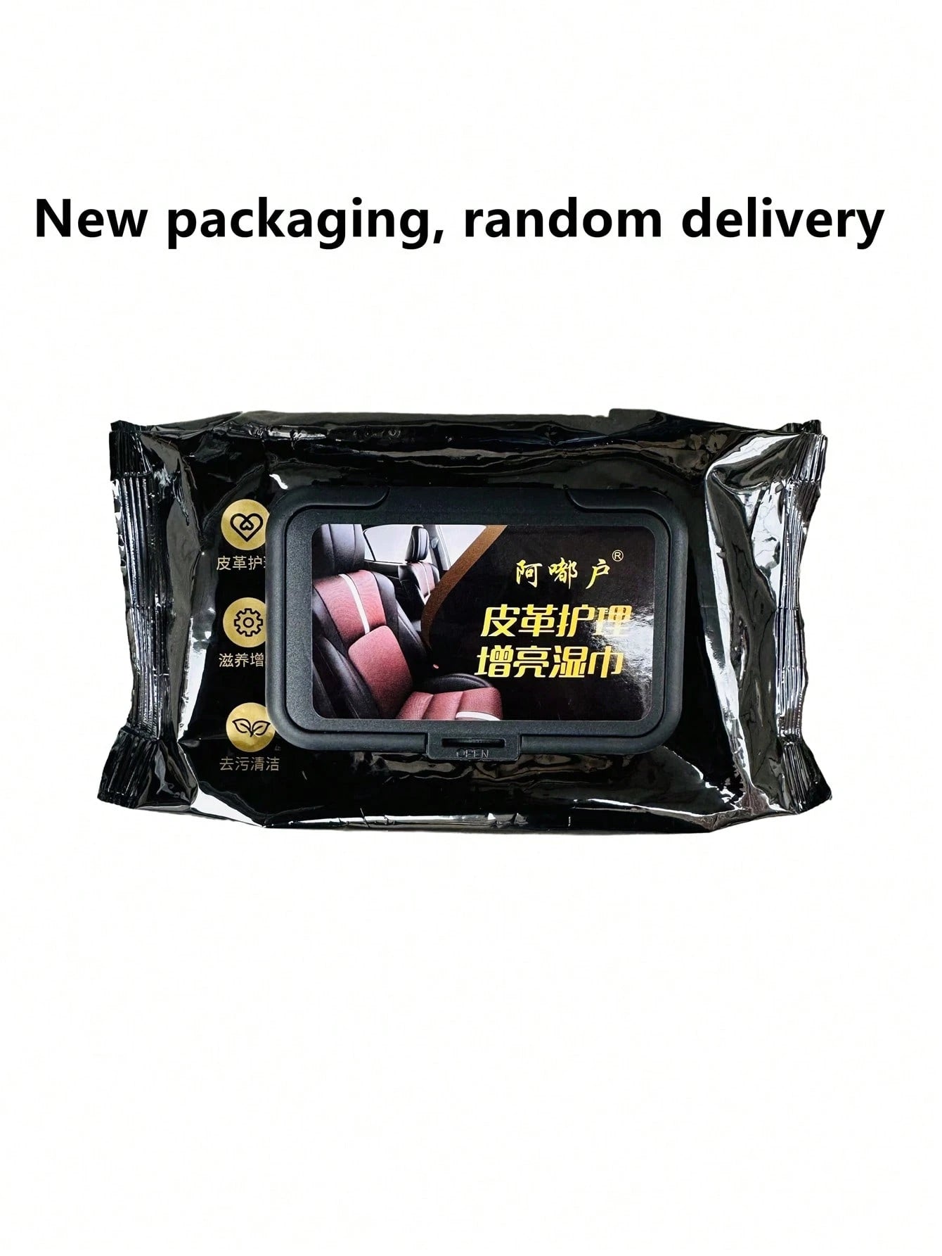 Car Interior Cleaning Wet Wipes, Leather & Genuine Leather Polishing, Refurbishing, Repair, Fast Stain Removal, Care Products, Vehicle Wet Wipes