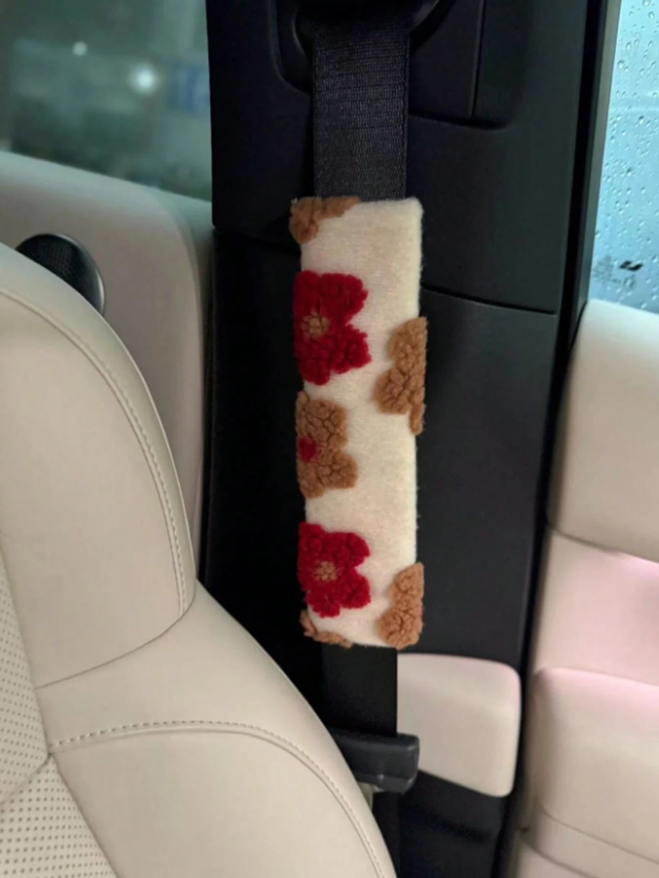 Car Interior Seat Accessories, Seat Belt Shoulder Protection Cover, Women's Car Accessories, All Season Universal