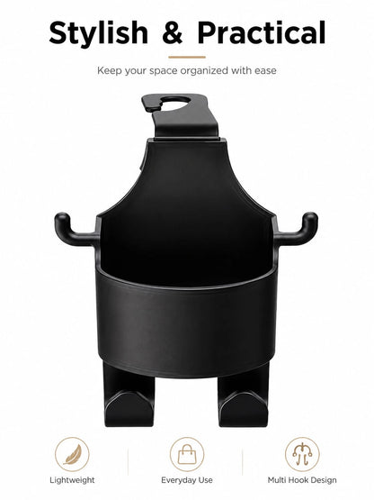 Car Seat Back Multi-Function Hook, Built-In Cup Holder, Phone Holder, Essential Car Accessories