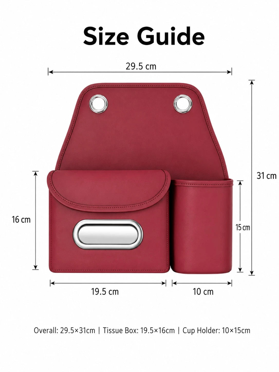 Car Seat Back Multi-Function Storage Bag, Tissue Box, Car Storage Bag, Hanging Bag, Car Seat Back Organizer