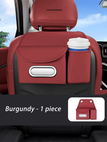 Car Seat Back Multi-Function Storage Bag, Tissue Box, Car Storage Bag, Hanging Bag, Car Seat Back Organizer