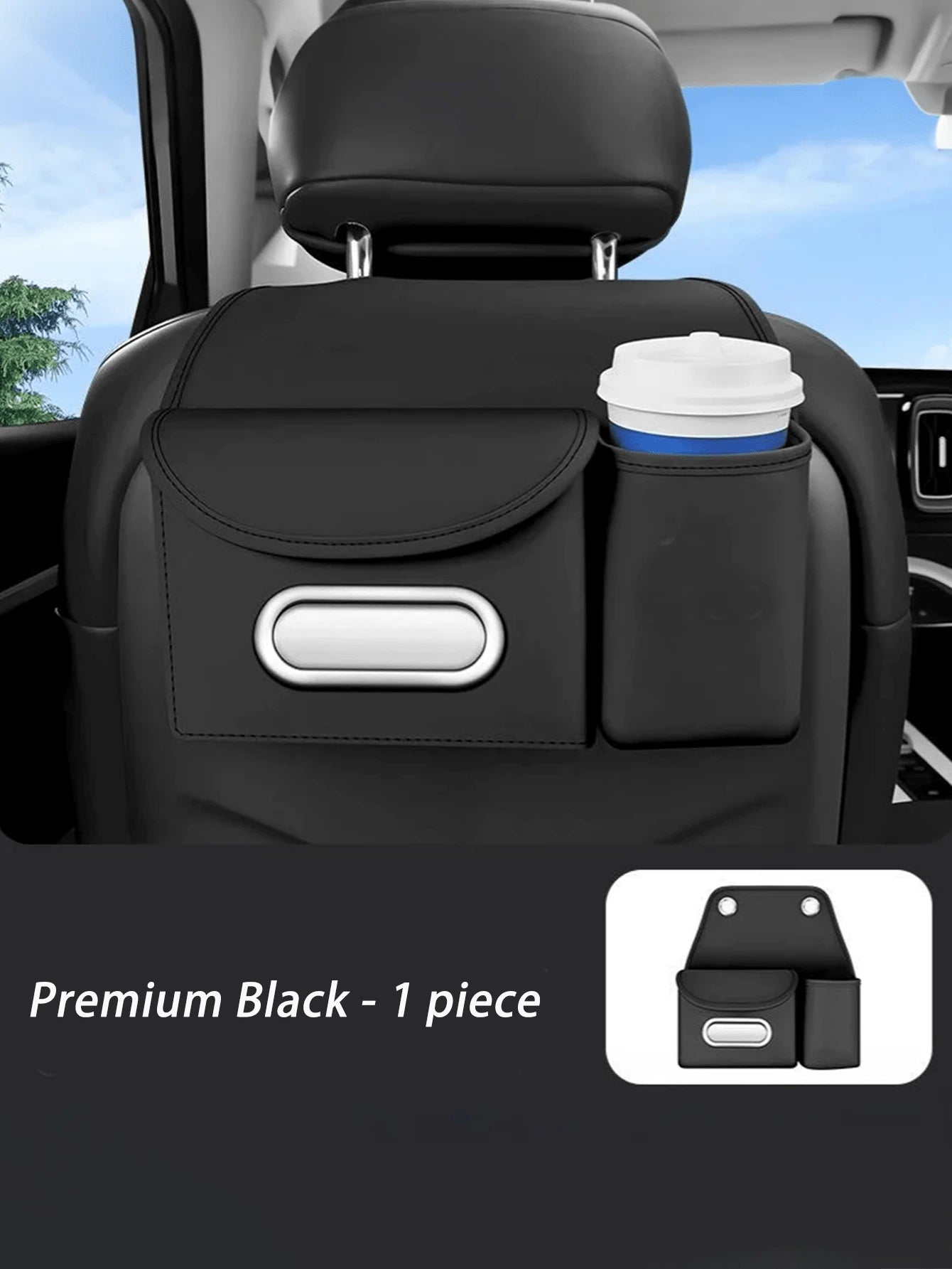 Car Seat Back Multi-Function Storage Bag, Tissue Box, Car Storage Bag, Hanging Bag, Car Seat Back Organizer