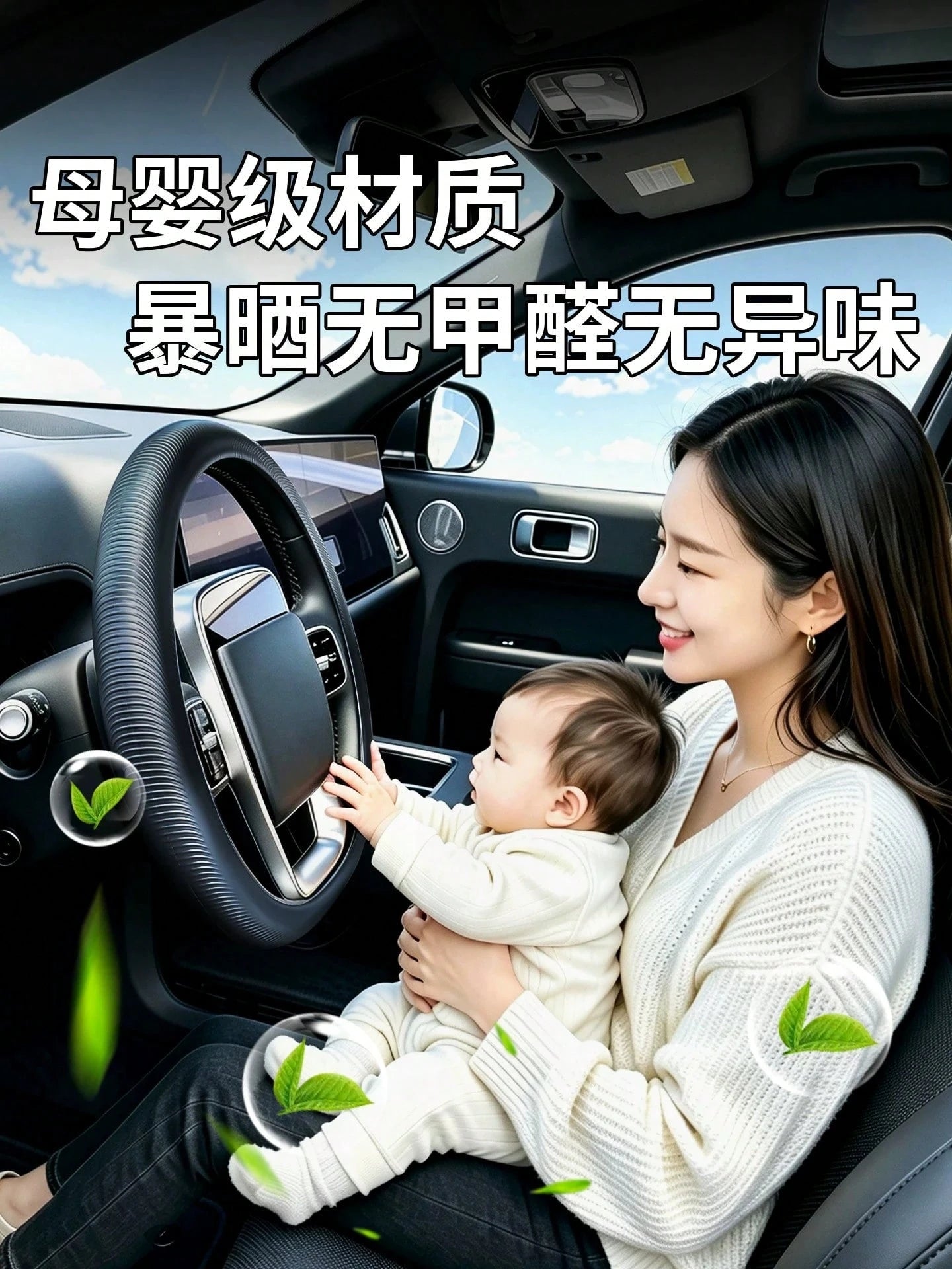Car Silicone Steering Wheel Cover, All-Season Universal, Sweat-Absorbent, Anti-Slip, Ultra-Thin, Premium Interior Decor Accessory