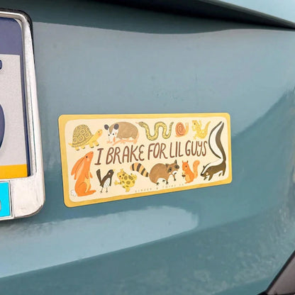 Car Sticker "I Brake For Little Ones"| Bumper Sticker Suitable For Friends