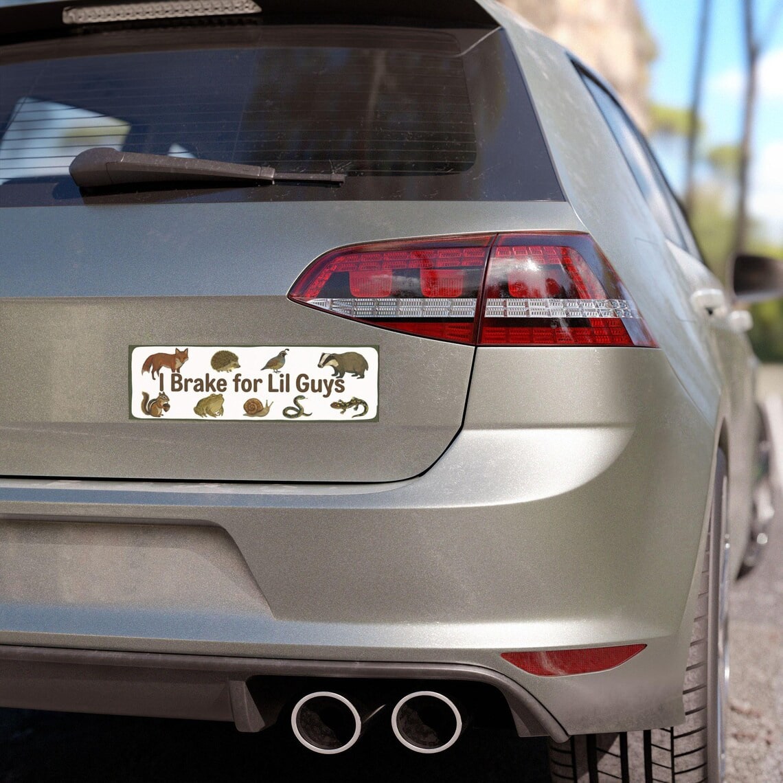 Car Sticker "I Brake For Little Ones"| Bumper Sticker Suitable For Friends