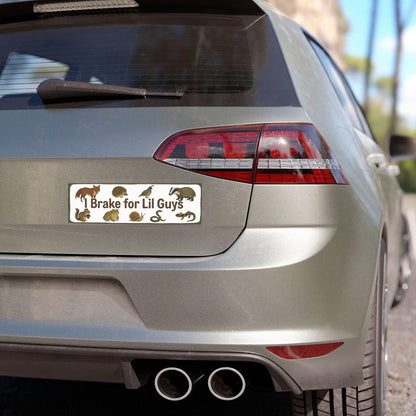 Car Sticker "I Brake For Little Ones"| Bumper Sticker Suitable For Friends