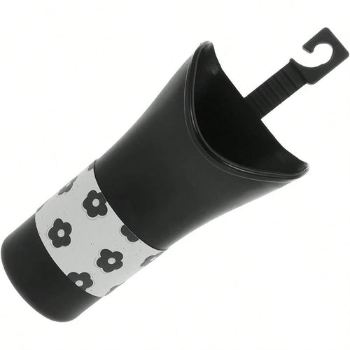Car Storage Bucket Space-Saving And Sturdy With Hanging Backseat Design Plastic Cylinder Holder Car Interior Vehicle