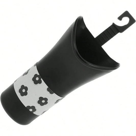 Car Storage Bucket Space-Saving And Sturdy With Hanging Backseat Design Plastic Cylinder Holder Car Interior Vehicle