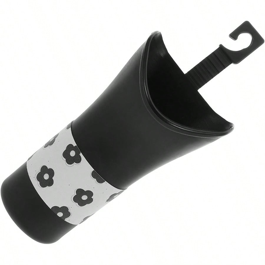 Car Storage Bucket Space-Saving And Sturdy With Hanging Backseat Design Plastic Cylinder Holder Car Interior Vehicle