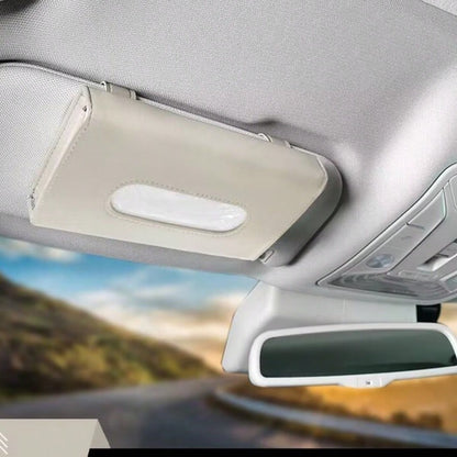 Car Tissue Box, Hanging Car Tissue Holder, Car Interior Tissue Bag, Tissue Storage Box, Sun Visor Tissue Holder