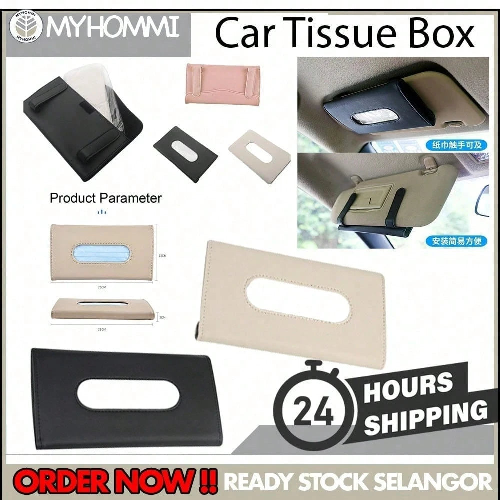 Car Tissue Box, Hanging Car Tissue Holder, Car Interior Tissue Bag, Tissue Storage Box, Sun Visor Tissue Holder