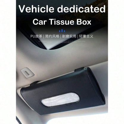 Car Tissue Box, Hanging Car Tissue Holder, Car Interior Tissue Bag, Tissue Storage Box, Sun Visor Tissue Holder