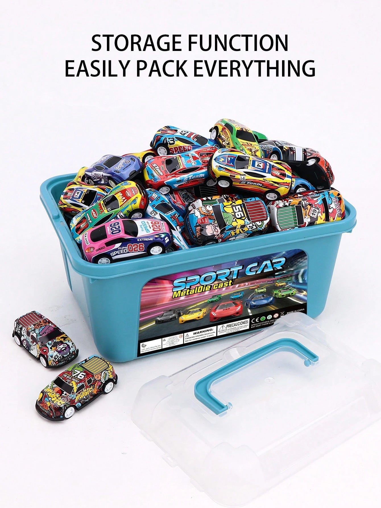 Car Toys For 3 Years Old Above Boys Girls Gifts, Friction Powered Push And Go Pull Back Alloy Race Trucks Cars Toys For Kids Toddlers Preschool Birthday Gifts,24PCS,36PCS,52PCS