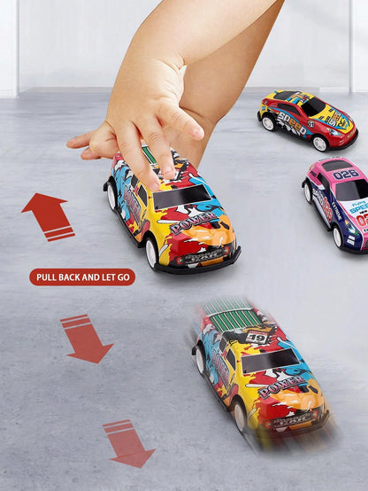 Car Toys For 3 Years Old Above Boys Girls Gifts, Friction Powered Push And Go Pull Back Alloy Race Trucks Cars Toys For Kids Toddlers Preschool Birthday Gifts,24PCS,36PCS,52PCS