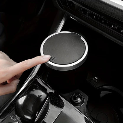 Car Trash Can With Lid, Fit For Center Console, Armrest Or Door Storage, Multi-Functional Cup Holder & Organizer, Compact Design For Vehicle & Home Use, Car Trash Can, Car Trash Bin, Car Interior Toil