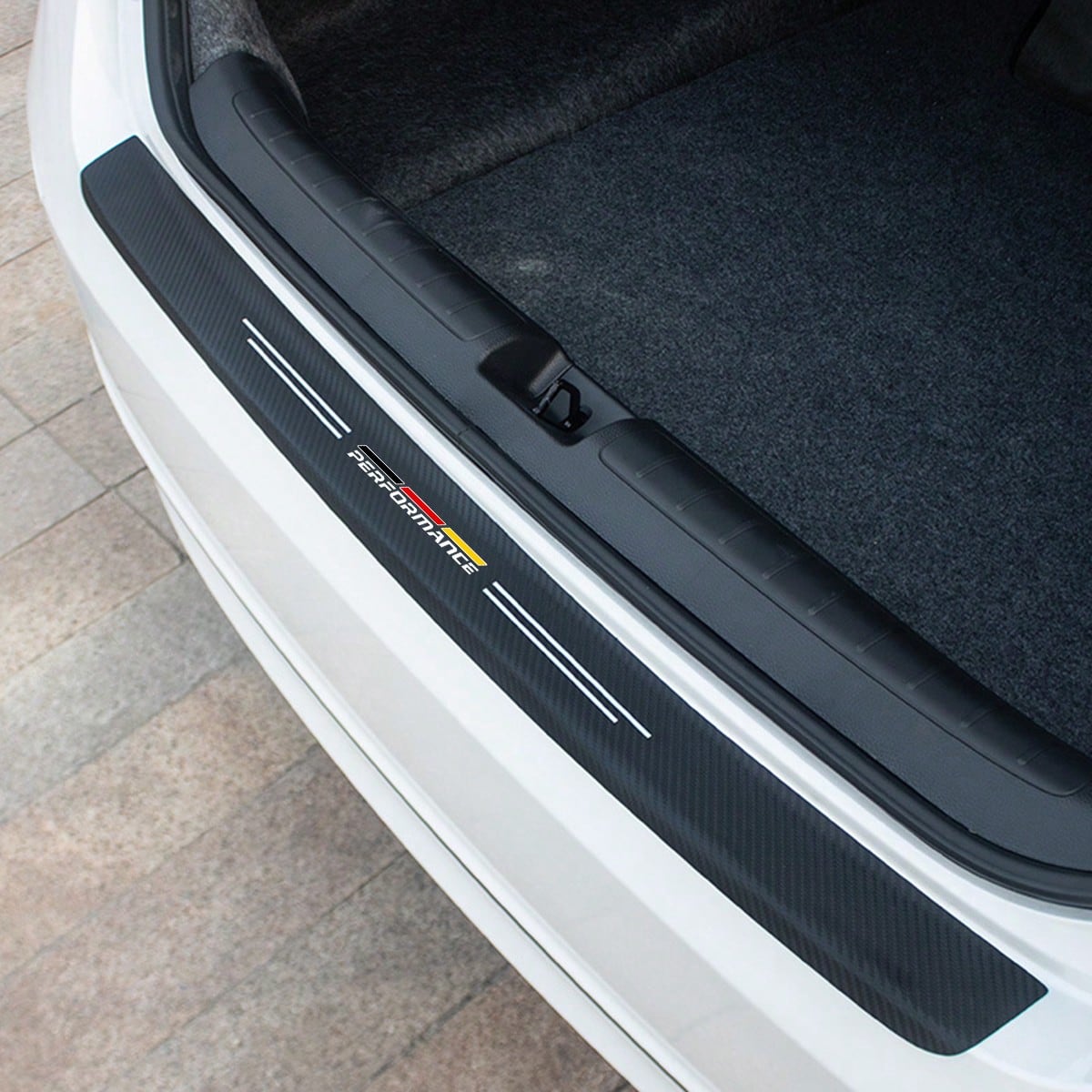 Carbon Fiber Car Door Sill Protector/Rear Bumper Protector/Leather Vinyl Sticker For BMW 1 Series, 3 Series, 5 Series, 7 Series, 2 Series, 4 Series, 6 Series, X Series, X1, X3, X5, X6, X4, F30, G30, G