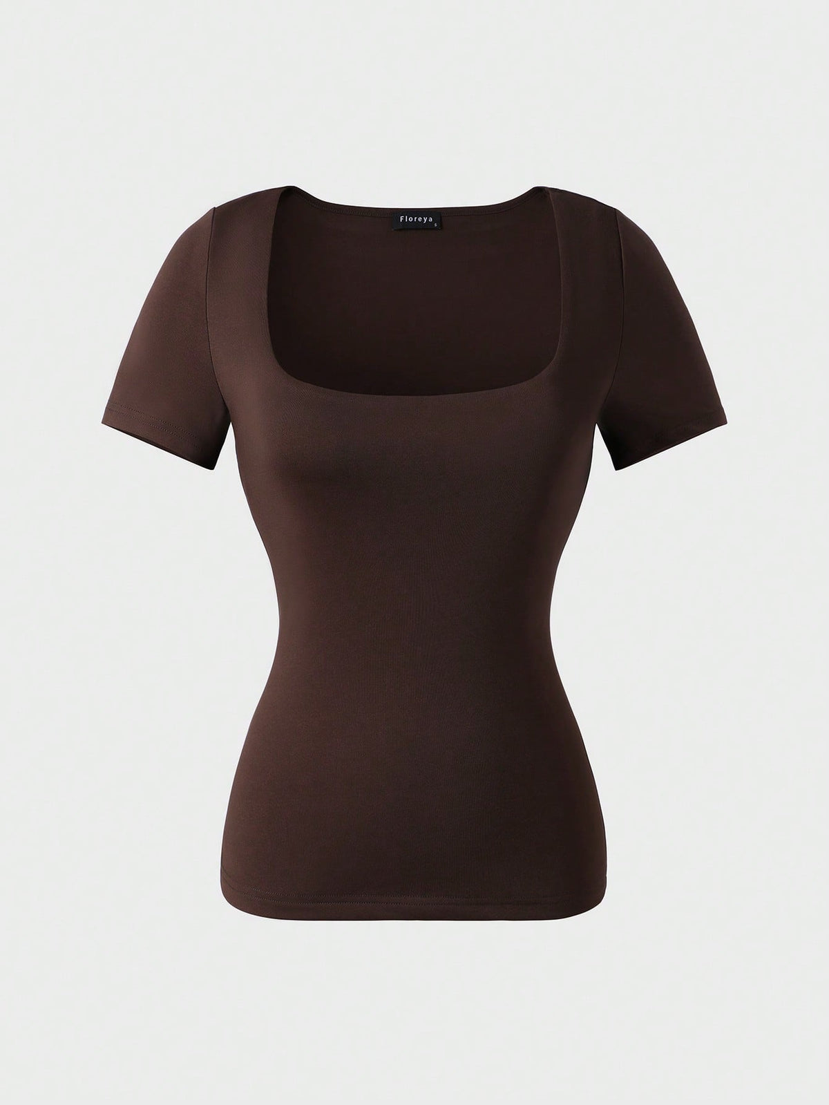 Casual Elegant Short Sleeve Crew Neck Top, Suitable For Daily, Commuting, Going Out, Spring/Summer