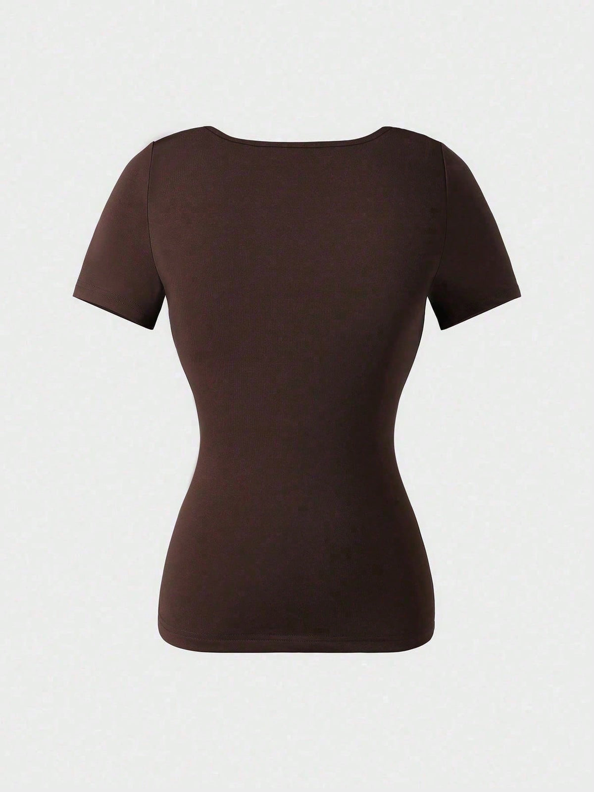 Casual Elegant Short Sleeve Crew Neck Top, Suitable For Daily, Commuting, Going Out, Spring/Summer