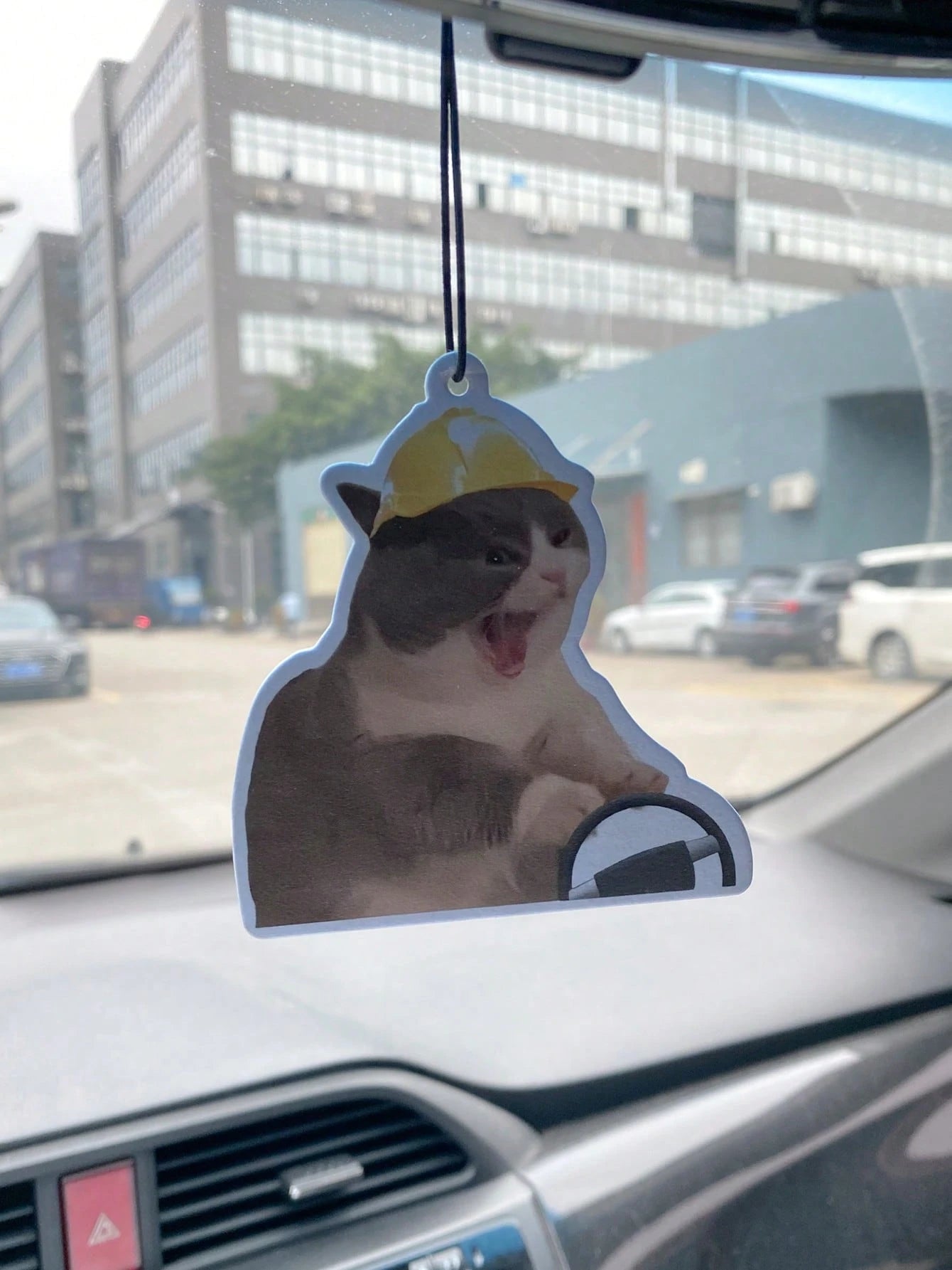 Cat Expression Air Freshener- Hanging Rearview Mirror Fragrance Sheets, Cool Car Decor, Paper Car Air Freshener Combo Set (Multiple Patterns Available), Gift For Friends