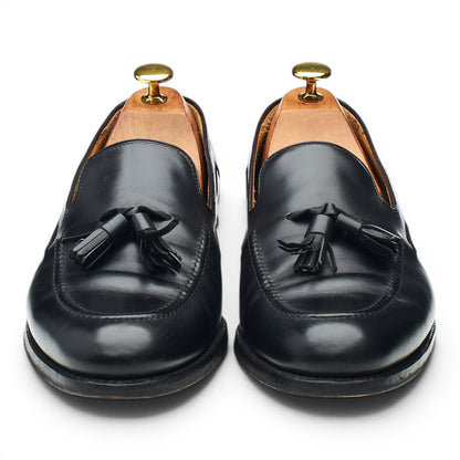 Charles Tyrwhitt 'Berwick' Black Leather Tassel Loafers UK 8 F