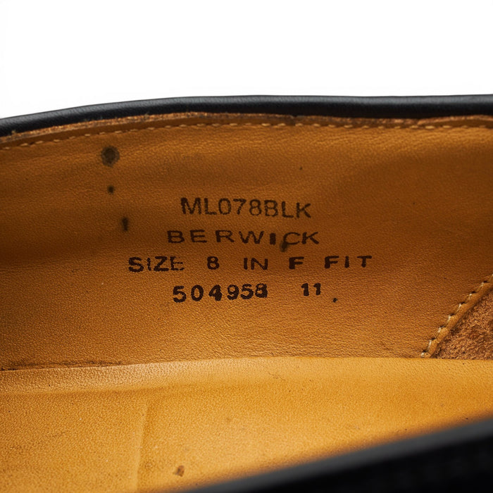 Charles Tyrwhitt 'Berwick' Black Leather Tassel Loafers UK 8 F