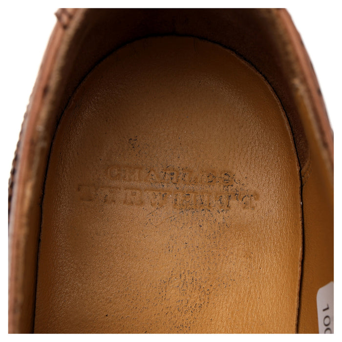 Charles Tyrwhitt Brown Leather Oxford Brogues UK 8