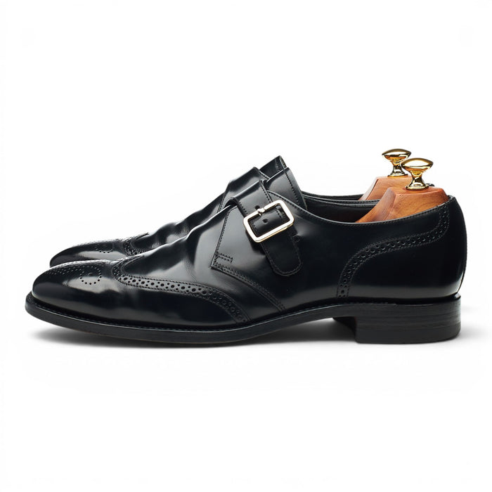 Charles Tyrwhitt 'Crichton' Black Leather Monk Strap UK 8.5 F