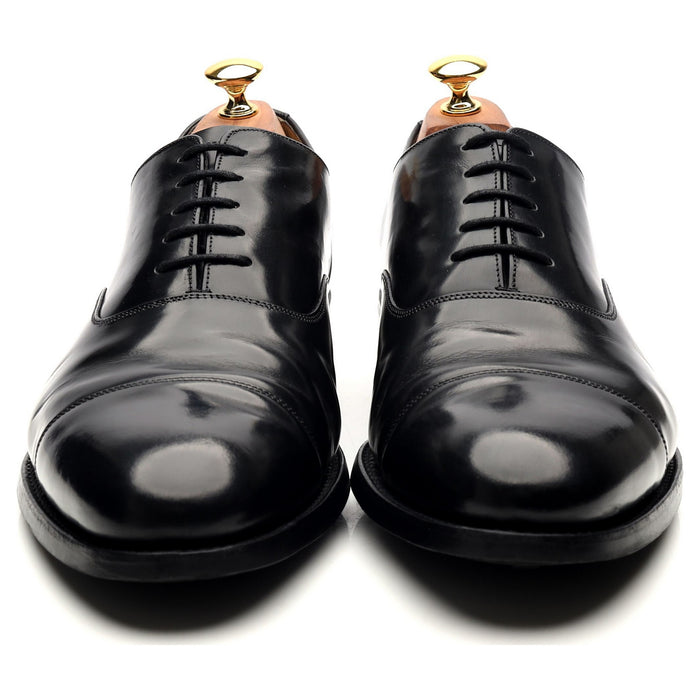 'Cheltenham' Black Leather Oxford UK 9.5 G