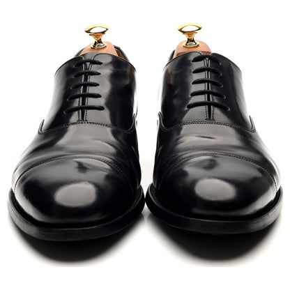 'Cheltenham' Black Leather Oxford UK 9.5 G