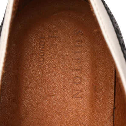 'Chicago' Black and White Leather Oxford Brogue UK 7.5
