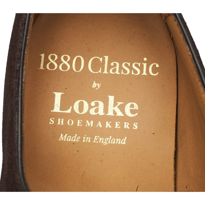 'Chichester' Dark Brown Suede Derby UK 7.5 F
