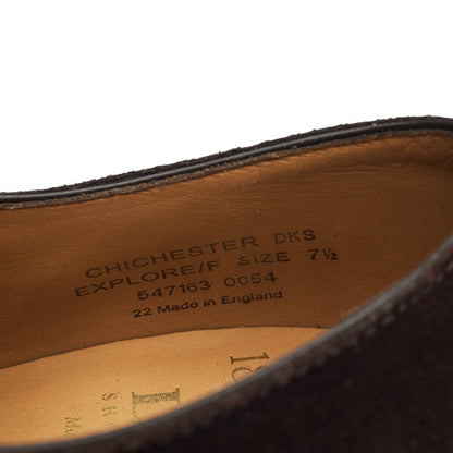 'Chichester' Dark Brown Suede Derby UK 7.5 F