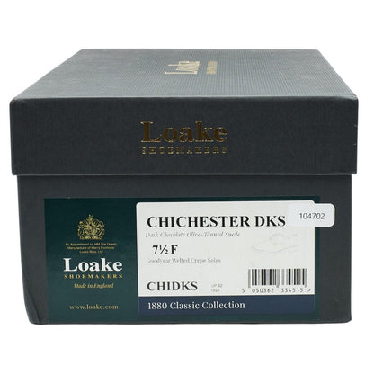 'Chichester' Dark Brown Suede Derby UK 7.5 F