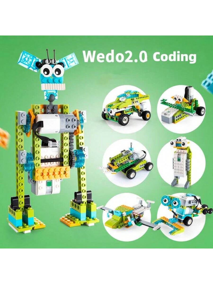 Children's STEM Programming Robot Toy WeDo 2.0, Educational Building Block Set, Educational Puzzle Game, Suitable For 6-Year-Old Boys And Girls' Birthdays, Christmas Children's Gift 280pcs