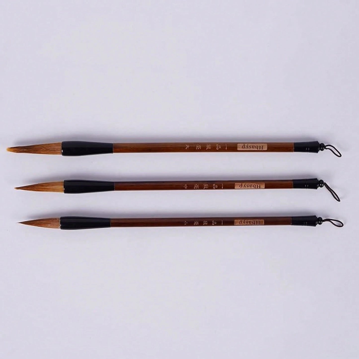 Chinese Traditional Calligraphy Brush/Chinese Calligraphy Watercolor Sumi Drawing Brush Wolf Hair/Painting Sumi Set((L + M + S))