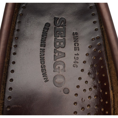'Classic Dan' Dark Brown Leather Loafers UK 9