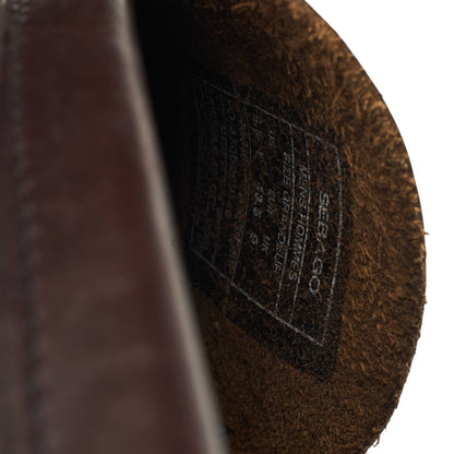 'Classic Dan' Dark Brown Leather Loafers UK 9