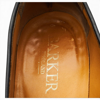 'Clive' Black Leather Tassel Loafers UK 9.5 F
