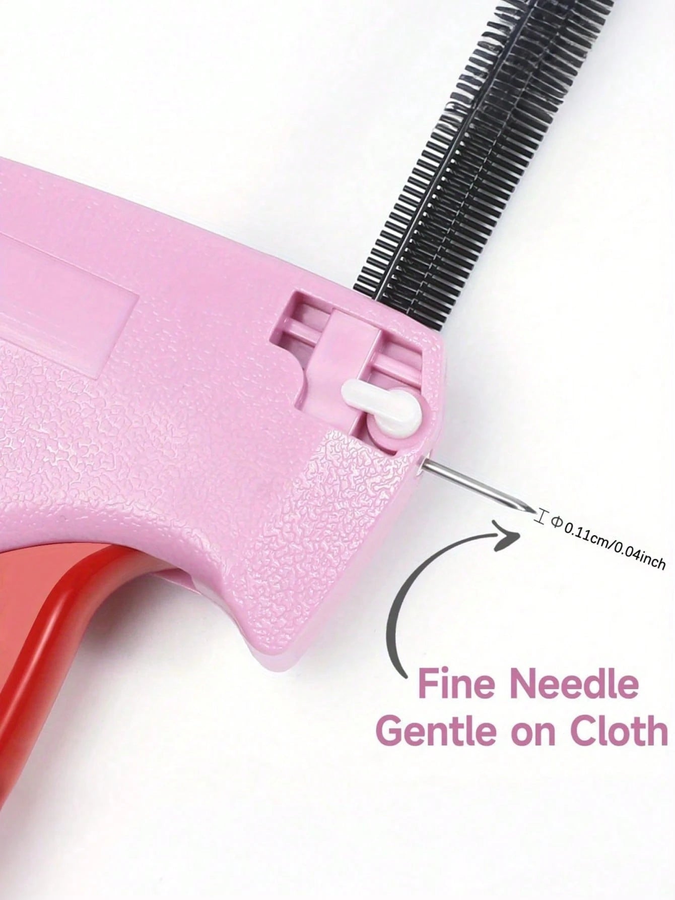 Clothing Sewing Gun, Mini Handheld Fast Repair Tool, Clothing Repair Tool Set, Tagging Gun With 6 Needles, 1000 Black Fasteners And 1000 White Fasteners, Portable Mini Tagging Tool (Needle Box Text Ra