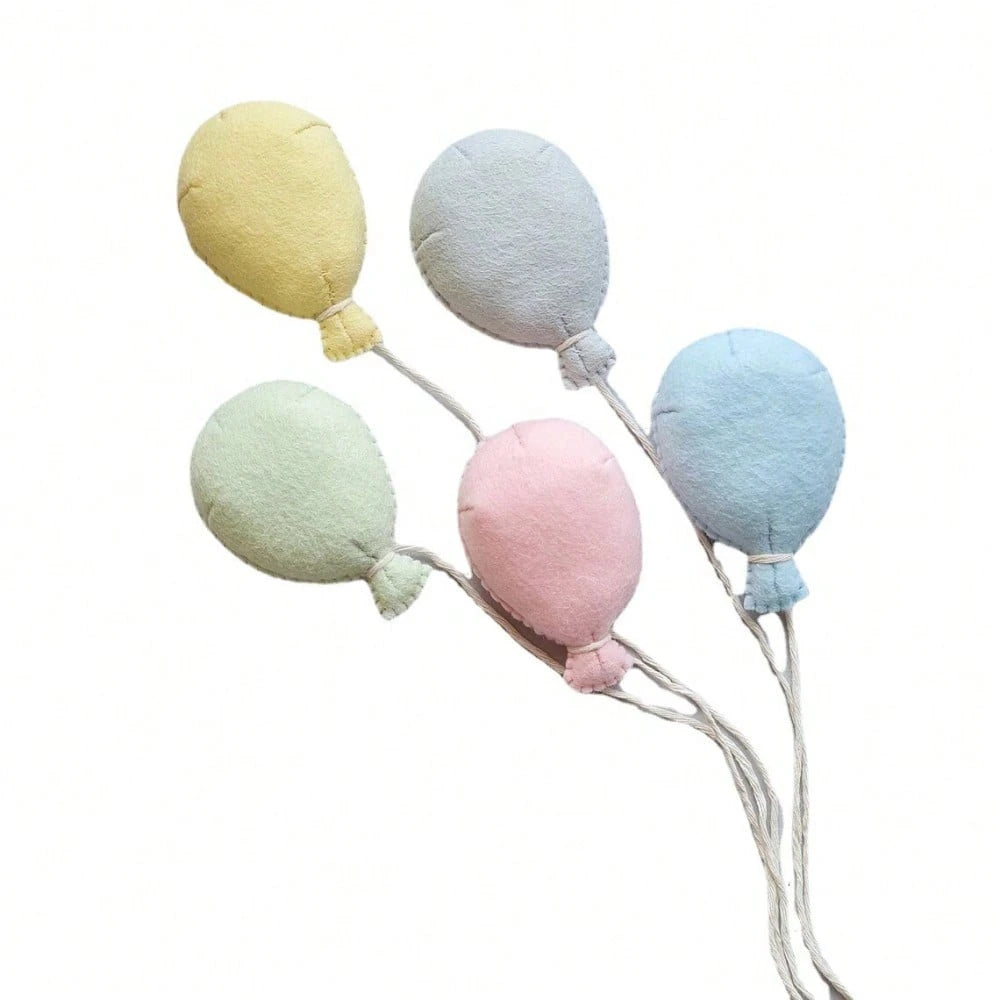 Cloud-Themed Felt Balloon Decoration Photography Props Set, Soft Material Photo Props Set, Balloon Cloud Decoration, Suitable For Holiday Gifts
