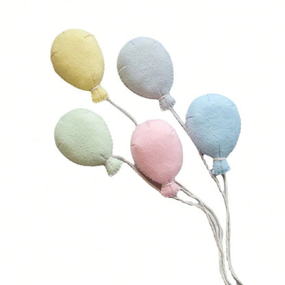 Cloud-Themed Felt Balloon Decoration Photography Props Set, Soft Material Photo Props Set, Balloon Cloud Decoration, Suitable For Holiday Gifts