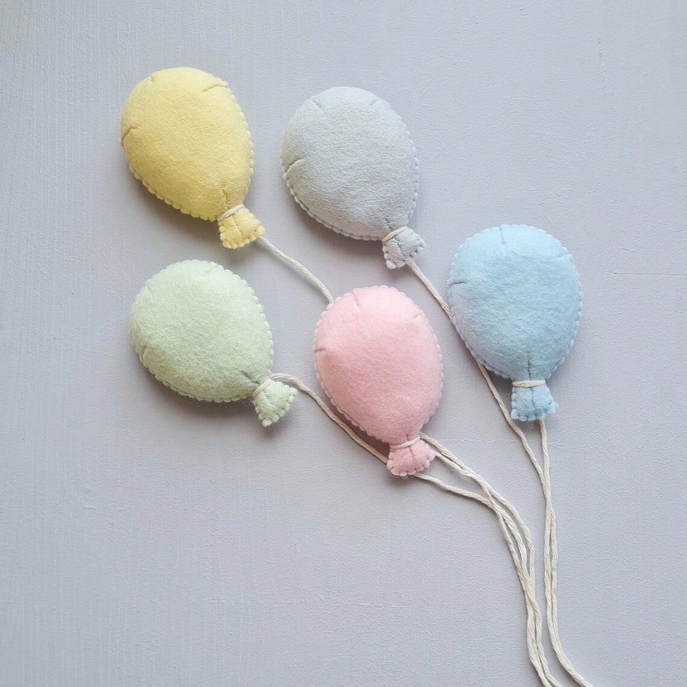 Cloud-Themed Felt Balloon Decoration Photography Props Set, Soft Material Photo Props Set, Balloon Cloud Decoration, Suitable For Holiday Gifts