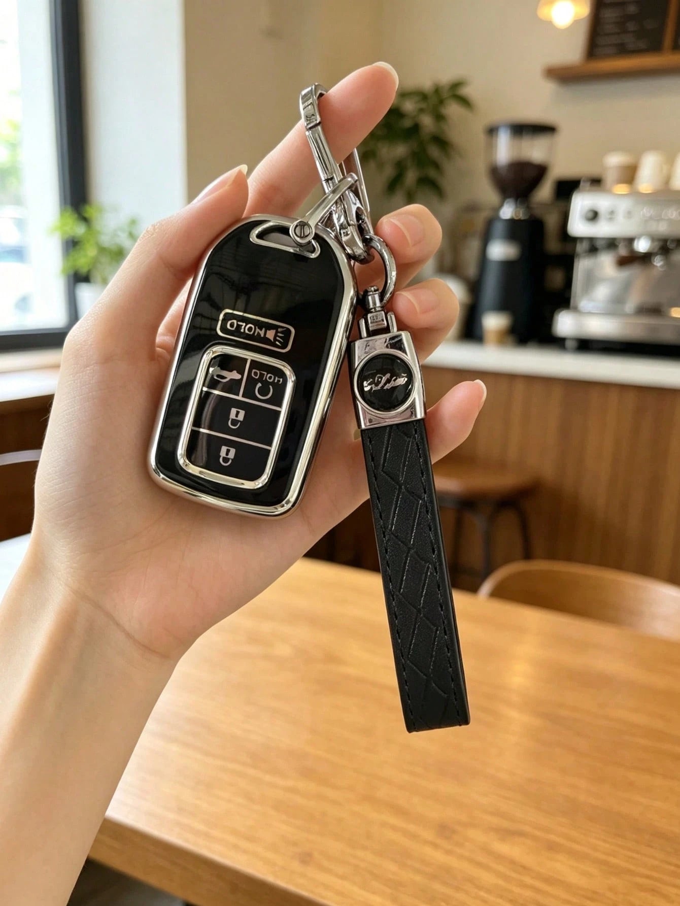 Compatible With Honda CRV Accord Car Key Case, Minimalist Car Key Shell, Compatible With Honda Fit Key Cover, HRV, Vezel, Jade, LIFE Car Key Case Buckle